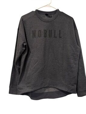 NOBULL Dark Charcoal Crewneck Sweatshirt Womens S